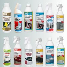 Image of HG Specialist Household Cleaners Kitchen Bathroom Drain Limescale Mould Removers