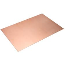 Image of R-TECH 341016 Copper Clad Single Sided FR4 Fibre Glass 203 x 305mm