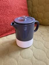 Image of La Cafetière Cool Grey Ceramic French Press 850ml – 6-Cup Coffee Maker UK