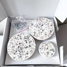 Image of Blomus Ponto Wall Hooks Set of 3 Terrazzo/Off-white UNUSED & BOXED (1 Missing)