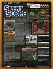 Image of 2000 Silent Scope PS2 Xbox Dreamcast REVIEW Print Ad/Poster Video Game Promo Art