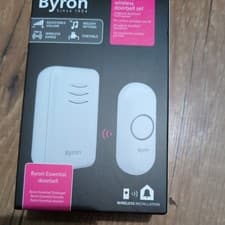 Image of Byron Wireless Portable Doorbell Set - 150 M Range - 16 Melodies - DBY-22311