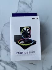 Image of NZXT F140 RGB Duo 140mm Case Fan Black (2-Pack)