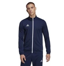 Image of adidas Entrada 22 Track Top Team Navy Blue AEROREADY Mens Sports Jacket Medium