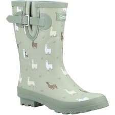 Image of Cotswold Farmyard Mid Multicoloured Rubber Female Patterned Wellingtons