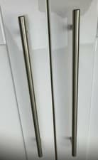 Image of Heavy Duty Brushed Nickel effect Stainless Steel TeeBar Kitchen Unit Door Handle