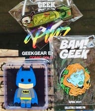 Image of Batman Pin Badges :: 3 Item Bundle (can be split on request)