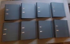 Image of 8 x WHSmith Grey Rollbound Lever Arch Files A4. New with minor cosmetic flaws.