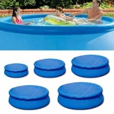 Image of Round Swimming Pool Cover for Intex Bestway Family Garden Paddling Pools Cover