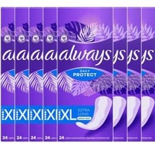 Image of Always Dailies Long Plus Extra Protect Panty 24 Liners || Pack 8