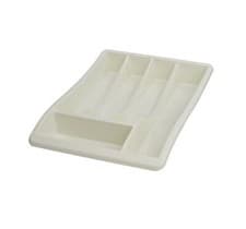 Image of Plastic Cutlery Tray Holder Rack Draw Drawer Organizer Kitchen Tidy Storage