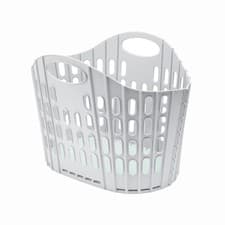 Image of Addis Fold Flat Easy Store Clothes Laundry Basket 38 L Grey & Mint 518163ebay