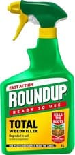 Image of Roundup Total Fast Action Weed Killer Liquid, Spray 1 Litre free Delivery