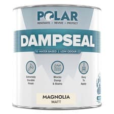 Image of Polar Water Based Damp Seal - 500ml, Magnolia - Low Odour, Solvent Free,