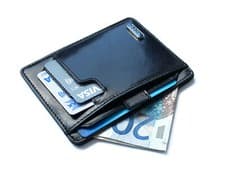 Image of RICCO Italian Leather Front Pocket RFID Thin Cardholder Minimalist Wallet S11