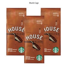 Image of Starbucks House Blend Whole Bean Coffee 227g (Pack of 3)