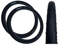 Image of PAIR Kenda KHAN 27.5 x 2.10 Slick Tread Mountain Bike Road TYRES K-935