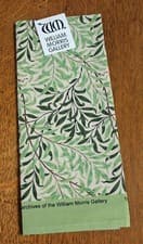 Image of William Morris Gallery Willow Bough Green Tea Towel 100% Cotton