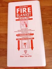 Image of First Alert - Fire Blanket - Bs6575: 1985- Wall Mounted - 1m X 1 m