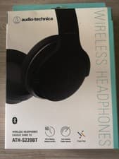 Image of Audio-Technica ATH-S220BT wireless headphone on-ear Bluetooth black