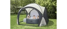 Image of Bestway 60305 Lay-Z-Spa Dome Tent for Hot Tubs Enclosure Sun Rain Shelter Gazebo