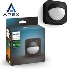 Image of Philips Hue Outdoor Motion Sensor. Smart Lighting Accessory for 1 pack, Black