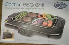 Image of Quest Electric BBQ Grill Dinner Parties Portable Cooking 2000W Anti Slip Feet