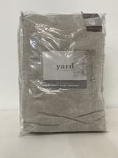 Image of Yard Heavy Chenille Pencil Pleat Curtains | BNIB