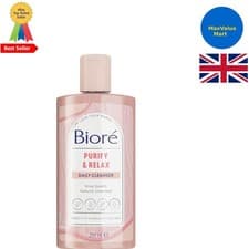 Image of Biore Purifying Cleanser for Oily Skin 200ml - Nourishing Rose & Charcoal