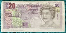 Image of 2 X Bank Note Money 21x21cm Single Paper Tissue Napkins - Art Decoupage Craft 2
