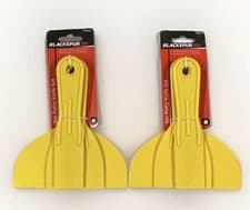 Image of 6pc Plastic Scraper Set Spatula Putty Knife Spreader Filler Painting Paint DIY