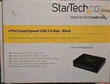 Image of StarTech.com 4 Port Black SuperSpeed USB 3.0 Hub (ST4300USB3GB)