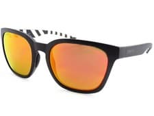 Image of Smith Founder Sunglasses Matte Black White/ ChromaPop Red Mirror Lenses S37 X6