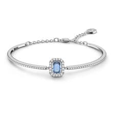 Image of SWAROVSKI MILLENIA BANGLE OCTAGON CUTE, PAVE, BLUE.