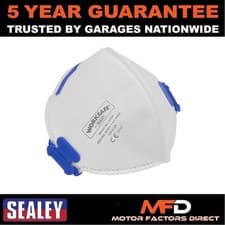 Image of Sealey Worksafe� Fold Flat Mask FFP2 Pack of 10 9304/10