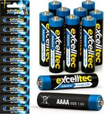 Image of Excelltec 10Pk Alkaline AAAA Batteries, Long-Lasting AAAA Battery for Surface Pe