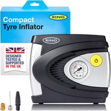 Image of Automotive - RAC610 12V Electric Tyre Inflator Air Compressor Car Pump Wit