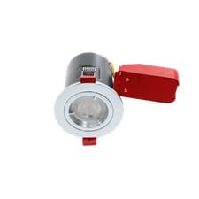 Image of Fire Rated Downlights Twist And Lock GU10 240V LED Compatible 4 Colour Options