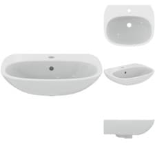Image of Ideal Standard Tesi 55cm Pedestal Basin - 1 Tap Hole (T028001)