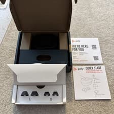 Image of Poly Voyager Free 60+ UC Black Earbuds with Wireless Charge Case