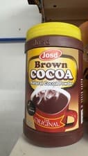 Image of 2X Raw Organic Cocoa Powder Brown Gold Original From Ghana 400g x 2 , ( 2 tubs )