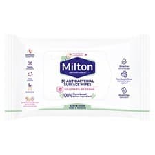 Image of Milton Anti-Bacterial Surface Wipes x30