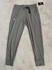 Image of Brand New With Tags Under Armour women’s grey Draw String joggers M RRP: £42