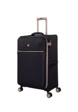 Image of IT Medium 71 cm Luggage Divinity Black Cabin Suitcase with TSA Lock - New In Box