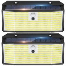 Image of Super Bright LED Solar Wall Lights Motion Sensor Outdoor Garden Security Lamp
