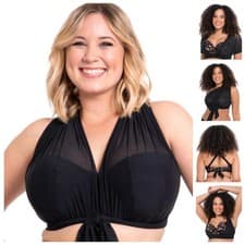 Image of Curvy Kate Wrapsody Bikini Top Multiway Wired Bandeau Womens Swimwear CS005307