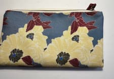 Image of Rachel Pally Reversible Fold Over Clutch Bag Bloom Floral Canvas Vegan Leather