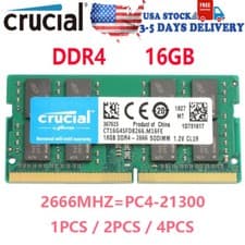 Image of Crucial DDR4 64GB 32GB 16GB 2666MHZ PC4-21300 memory SODIMM Laptop RAM Notebook