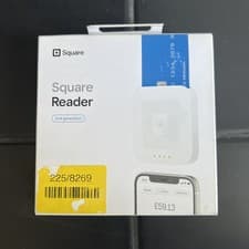Image of Square Bluetooth Contactless Card Reader (2nd generation) in box, unopened