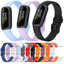 Image of For Fitbit Inspire 3 Strap Replacement Secure Sports wrist Band Colourful Buckle